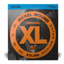 D'Addario EXL160 Nickel à plaie ronde LONGUE ÉCHELLE 50-105
