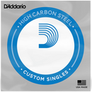 Corde en acier lisse D'Addario PL0155 pour guitare acoustique ou électrique - .0155