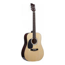 Jay Turser JTA524D-LH-N - Guitare acoustique Dreadnought pour gaucher - Naturel