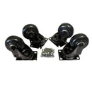QSC E-CASTER-KIT 3in Caster Wheels 4-Pack