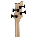 Dean E2 VN Edge 2 - Basse électrique 2 octaves avec micros conçus par DMT - Vintage Natural