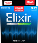 Cordes de guitare électrique Elixir OPTIWEB (paquet de 3) - Super Light 9-42