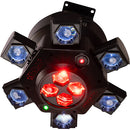 Projecteur d'effets LED RGBW et laser Eliminator Lighting CenterDroid