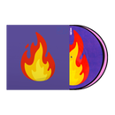 Serato Control Vinyl Emoji Series - Flame/Record (Paire) 