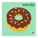 Serato SCV-PS-EMJ-3 Emoji Series Reversible Control Vinyl (Pair, Donut/Heart) - 12in