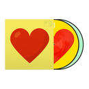 Serato SCV-PS-EMJ-3 Emoji Series Reversible Control Vinyl (Pair, Donut/Heart) - 12in