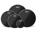 Evans EMTP-MXB MX Marching Drumhead Tenor Pack (Black) - 6in, 10in, 12in, 13in & 14in