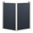 Eliminator EVENT FACADE 2 Set of 2 Scrim with Carrying Bag (Black and White)