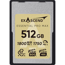 Carte mémoire Exascend EXPC5EA512GB Essential Pro Max CFexpress 4.0 Type A