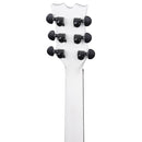 Dean EX RES - Guitare électro-acoustique d'exposition avec touche en érable et graphique personnalisé - Blanc