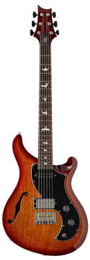 Guitare électrique semi-hollow PRS S2 VELA (Dark Cherry Sunburst)
