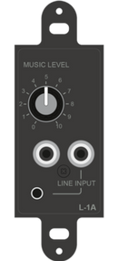 Cloud Electronics L-1DB Line Level Active Plate (Black)