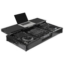 Odyssey FZGSDJMA9CDJWBL Glide-Style DJ Coffin Flight Case with Wheels for DJM-A9 / CDJ-3000 or Similar Size Gear (Black Label)