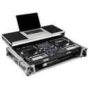 Odyssey FZGSRANE4W1 RANE FOUR 1U Flight Case avec plate-forme et roues pour ordinateur portable de style Glide
