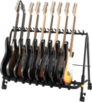Support multi-guitares 5 instruments avec roulettes Hercules GS525B PLUS