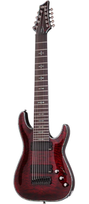 Guitare électrique 9 cordes Schecter C-9 HELLRAISER (Black Cherry)