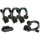 Hollyland HL-SOLIDCOMSEPRO-4S 4-Person Full-Duplex Single-Ear Headset Intercom System - 1.9 GHz