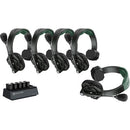 Hollyland HL-SOLIDCOMSEPRO-5S 5-Person Full-Duplex Single-Ear Headset Intercom System - 1.9 GHz