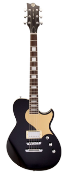 Reverend ROUNDHOUSE JR Electric Guitar (Midnight Black (AG))