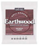 Cordes de guitare acoustique Ernie Ball 2346EB Earthwood Bell Bronze Medium Light 12-54