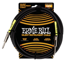 Ernie Ball 6472EB Straight/Straight Silent Instrument Cable (Black) - 10ft