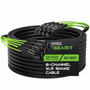 STANDZ by GearIT 8-Channel XLR Analog Snake Cable - 50 Feet, Oxygen Free Copper