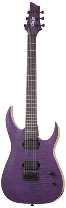 Guitare électrique Schecter JOHN BROWNE TAO-6 (Satin Trans Purple)