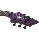 Guitare électrique Schecter JOHN BROWNE TAO-6 (Satin Trans Purple)