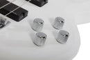 Guitare basse électrique Schecter C-4 DELUXE (Satin White)