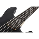 Guitare basse électrique 5 cordes Schecter C-5 DELUXE (Satin Black)