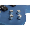 Guitare basse électrique 5 cordes Schecter C-5 DELUXE (Satin Metallic Blue)
