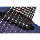 Schecter KEITH MERROW KM-7 MK-III PRO USA 7-String Electric Guitar and Case (Blue Crimson Pearl)