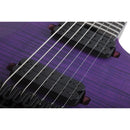 Guitare électrique 7 cordes Schecter JOHN BROWNE TAO-7 (Satin Trans Purple)