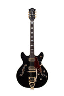 Guild STARFIRE CUSTOM DC GVT GH Semi-Hollow Electric Guitar (Black Metallic)