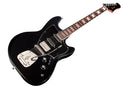 Guitare électrique Guild Surfliner Deluxe Solidbody (noir métallisé)