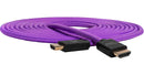 Kondor Blue KB-HDMI2.0-15-P Gerald Undone Standard HDMI Cable (Purple) - 15in
