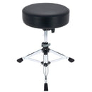 K&M 14010 Chrome Double renfort tambour trône bouton-poussoir réglage de la hauteur