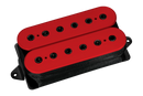 Micro chevalet DiMarzio DP159F Evolution F-Spaced (rouge avec pôles noirs)
