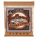 Ernie Ball 3550EB Extra Light Phosphor Bronze Acoustic Instrings (3 pack)