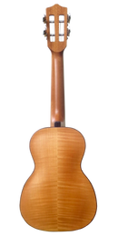 Leho LHUC-FF Ukulélé du concert à l'érable à l'éclair à flammes avec top à l'érable flammé