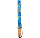 Leho LH-STR-TSLB STRAP UKULELE COLORFUL (Tropical Sea Life Bleu)