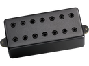 DiMarzio DP716 Imperium 7 Bridge Pickup (Black Metal Cover With Black Poles)