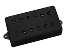 Micro humbucker DiMarzio DP245 Dominion pour chevalet (capot en métal noir avec plots noirs)