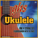 Ghs H-20 Fluorocarbon Ukulele Strings for Soprano/Concert