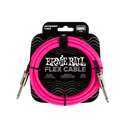 Ernie Ball 6413EB Flex Instrument Cable Straight/Straight (Pink) - 10 ft