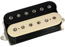 Micro chevalet humbucker DiMarzio DP268F Dark Matter 2 F-Spaced (noir et crème)