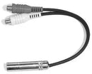Link Audio AA36Y 1/4" Female to 2x RCA Female Y-Cable
