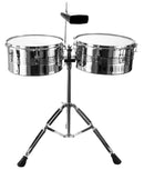 Granite Percussion GP-TIMBALEC Timbale Set - 13"/14" (Chrome)