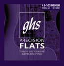 Cordes de basse électrique Ghs M3050 Precision Flatwound Medium (.045-.105)