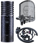 Aston Microphones AST-SPIRIT BLK BNDL Spirit Black Microphone Bundle with Mount and Shield Filter